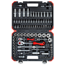 Gedore Red Line, R46003094, 94-stk stikkontaktsett 1/4+1/2 tommer, 1 sett, SGD-3300057