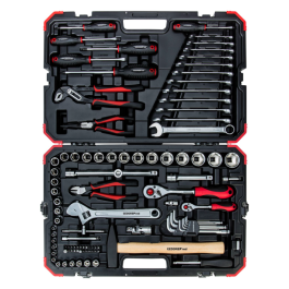 Gedore Red Line, R46003100, 100-stk Sokkelsett 1/4+1/2 Størrelse 10-32 mm, 1 sett, SGD-3300063