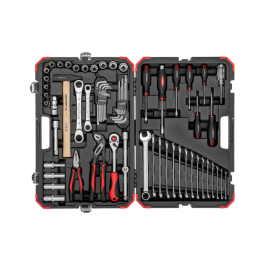 Gedore Red Line, R69003069, 69-stk stikkontaktsett 1/2 tomme, SW 8-24 mm, 1 sett, SGD-3300191