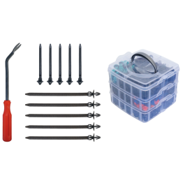 Gedore Automotive Befestigungsclip-Set 676-tlg mit Demontagehebel, 1 Eske, SGD-3300220