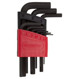Gedore Red Line, R36605009, 9-stk offset skrutrekker sekskantsett, 1,5-10 mm, 1 sett, SGD-3301331