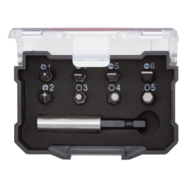 Gedore Red Line, R33005009, 9-stk Bit Box 1/4 PH+SL+Hex+Bit Holder, 1 stk., SGD-3301346