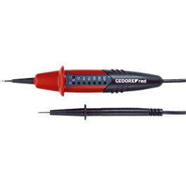 Gedore Red Line, R38120000, Spenningstester 2-polet 6-400V AC/Dc Ip65, 1 stk., SGD-3301418