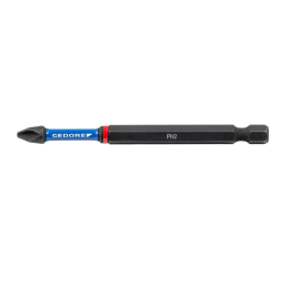Gedore Blue Line Torsjons-Bit-Sats Kreuzschlitz PH 1-2, 90 mm, 1 Eske, SGD-1241