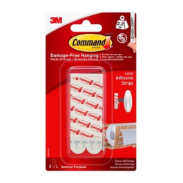 3M Command Strips – Skadefri Opphenging (3M7100117605, 1 Eske)