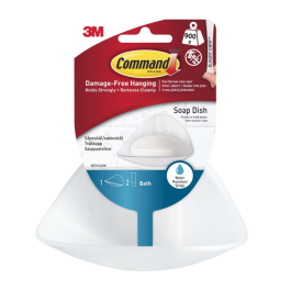3M Command Såpekopp for Vegg – Enkel Montering, Rask Tilgang (3M7100119030, 1 Eske)
