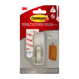 3M Command Medium Modern Reflections Krok – Skaderfritt Oppheng (3M7100138130, 1 Eske)