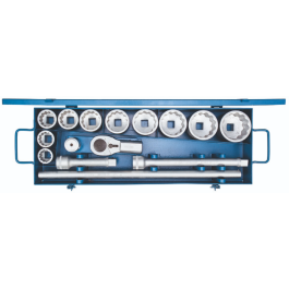 Gedore Blue Line, D 21 EMU-10, 15-stk UD Profile Sokkelsett 1 tommer, 36-80 mm, 1 sett, SGD-6181600
