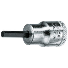 Gedore Blue Line 3/8 tommers sekskantede skrutrekkerbitssokler (4 mm - 10 mm), SGD-813