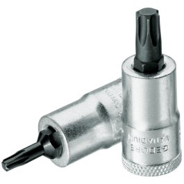 Gedore Blue Line ITX 30 Torx-skrutrekkerbitsokler 3/8 tommer, T20-T50, 1 Stykk, SGD-899