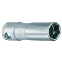Gedore Blue Line Tennpluggkontakter med magnet, 1/2 tommer og 3/8 tommer, forskjellige størrelser, SGD-173
