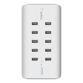 Belkin 10-Port USB Ladestasjon – Optimal Lading (BEL68718, 1 Eske)
