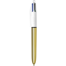 BIC 4 Colour Pen – Høyglans, Utskiftbare Patroner (BIC982878, 12 Eske)