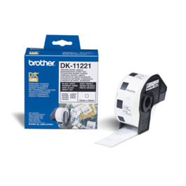 Brother Kvardratisk Etikett – 1000 Labels Per Rull (BRODK11221, 1 Eske)