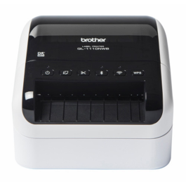Brother QL-1110NWBC Etikettprinter – Høy hastighet, trådløs tilkobling (BROQL1110NWBC, 1 Eske)