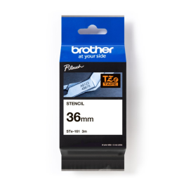 Brother Black Stencil Tape - Ulike bredder (18mm, 24mm, 36mm), SDC-926