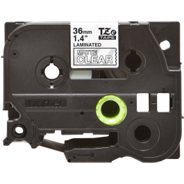 Brother Bror TZe 36mm Mat Tape - Svart/Hvit & Hvit/Klar variasjoner, SDC-961