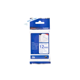 Brother TZe Tape – 12mm, Holdbar, Vannavstøtende (BROTZFA3, 1 Eske)
