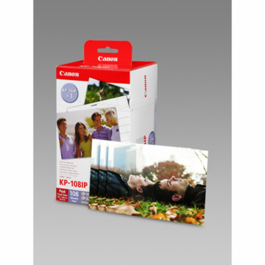 Canon Selphy CP-100/200/300 Kit – 108 Ark, Blækpatroner (CAN24215, 1 Eske)