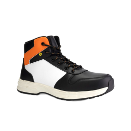 Dapro Court High C S3, svart/oransje, 1 par, SDP-FCOUCS3-BL-OR