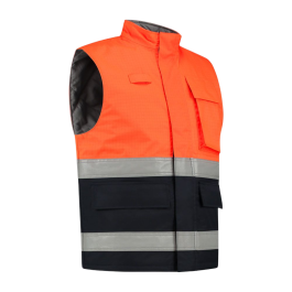Dapro Protector Bodywarmer, Navy Blue/Hi-Vis Orange, 1 Stykke, SDP-OPROW-NB-HVOR