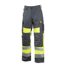 Dimex Multibukse, Grå/gul, 1 Stykk, SDM-6001