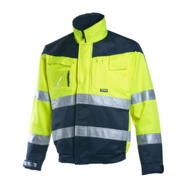Dimex-jakke, HV Gul/Marineblå, 1 Stykk, SDM-6031