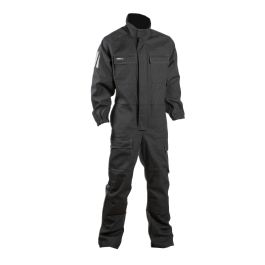 Dimex Flammehemmende Stretch-Overall, Grå/svart, 1 Stykk, SDM-6122