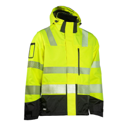 Dimex Hi-Vis skalljakke, gul, 1 Stykk, SDM-6148Y