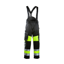 Dimex Safety vinterbukse med seler, Gul, 1 Stykk, SDM-6360