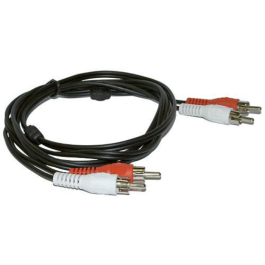 MicroConnect Stereo RCA-kabel; 2 x RCA hann, 0,5-20m, 1 Stykk, SEN-398
