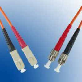 MicroConnect optisk fiberkabel, ST-SC, multimodus, dupleks, OM1 (oransje), 3-20m, 1 Stykk, SEN-216
