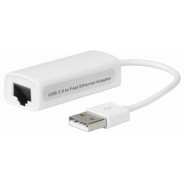 MicroConnect USB2.0 til Ethernet-adapter (Hvit), 1 Stykk, SEN-522