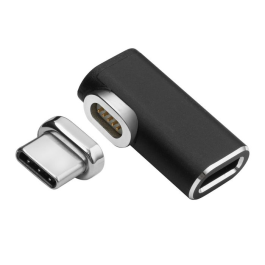 MicroConnect Magnetisk USB-C og USB4 90° Adapter, 1 Stykk, SEN-410