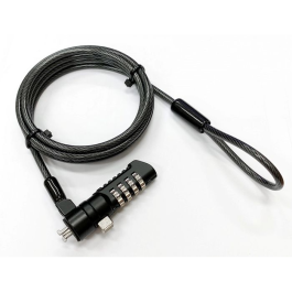eSTUFF sikkerhetslås med 4-hjuls kombinasjon for K-slot og Nano sikkerhetslås (Gearlab Box), 1 Stykk, SEN-015