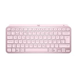 Logitech MX Keys Mini Minimalist Keyboard - blek grå og rosa, 1 Stykk, SEN-850