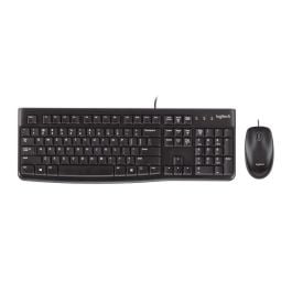 Logitech MK120 tastatur og mus med ledning, flerspråklig, 1 Stykk, SEN-852