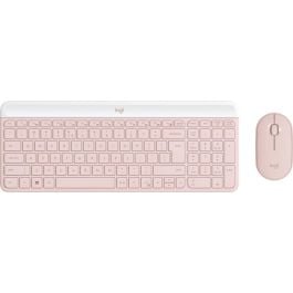 Logitech MK470 Slim Combo tastatur og mus, fargealternativer: rosa, hvit, grafitt, språkvarianter: flere, 1 Stykk, SEN-853