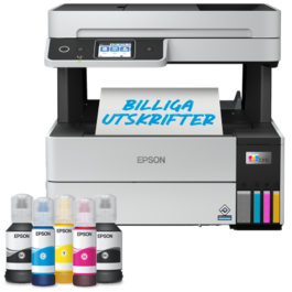Epson EcoTank Pro ET-5185 – Kostnadseffektiv Utskrift (EPSC11CJ88407, 1 Eske)