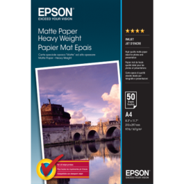 Epson A4 Matte Papir – Heavyweight Kvalitet (EPSS041256, 1 Eske)