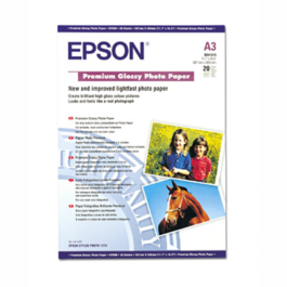 Epson A3 Premium Glossy Fotopapir – Høyglans Finish (EPSS041315, 1 Eske)