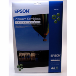 Epson A4 Premium Semigloss Photo Paper – 251g/m2 (EPSS041332, 1 Eske)