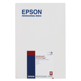 Epson A3+ Ultrasmooth Fine Art Paper – 100% Bomull, Arkivbestandig (EPSS041896, 1 Eske)