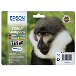 Epson T089 Multi Pack – Høy kvalitet, flerfarget (EPST08954010, 1 Eske)