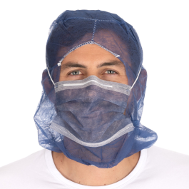 Hygonorm Astro caps Eco med 2-lags ansiktsmaske | PP, 10 x 100 Stykk, SFM-0009P