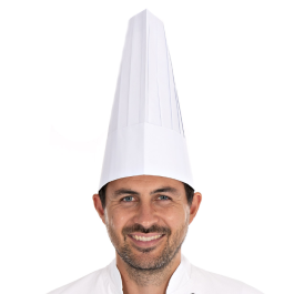 Hygostar Kokkehatter Le Chef | papir, 25 x 10 Stykk, SFM-0500P
