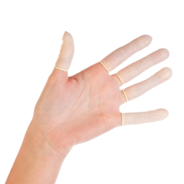 Hygostar Latex fingersenger | pulverfri, 150 x 100 Stykk, SFM-0794P