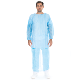 Hygostar Gowns Duo med perforering | PP/PE, 10 x 10 Stykk, SFM-0739P