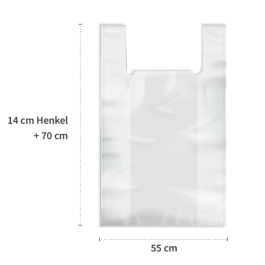 Biovative biologisk nedbrytbare søppelsekker med håndtak, 40 x 13 Stykk, SFM-1153P