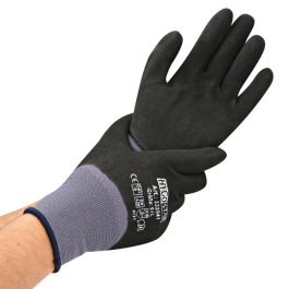 Hygostar Finstrikkede hansker Ergo Flex 4/4-belagt | nitril-PU-belegg, 10 x 12 par, SFM-0695P